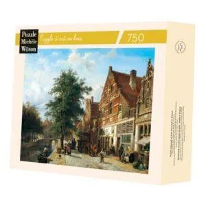 PUZZLE BOIS WILSON - C. SPRINGER : LA DIGUE A ENKHUIZEN - 750 PIECES