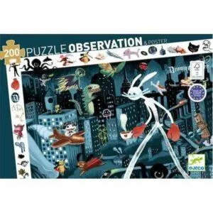 PUZZLE DJECO OBSERVATION : NIGHT CITY - 200 PIECES