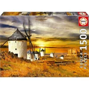 PUZZLE EDUCA : MOULINS A VENT - 1500 PIECES (produit arrêté)