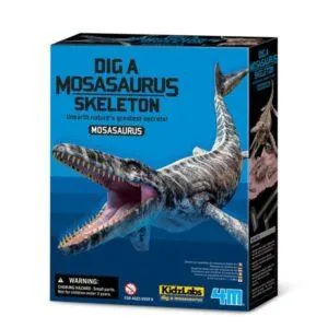 KIT DETERRE UN SQUELETTE DE DINOSAURE - MOSASAURUS -  KIDZLABS 4M