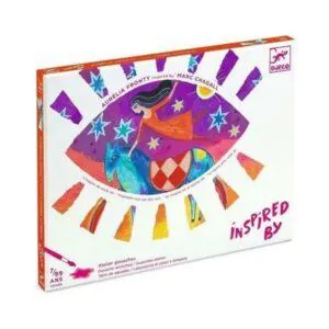 COFFRET GOUACHES - AURELIA FRONTY INSPIRED BY MARC CHAGALL - EN REVE - DJECO
