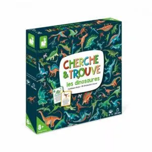 CHERCHE ET TROUVE LES DINOSAURES - JANOD