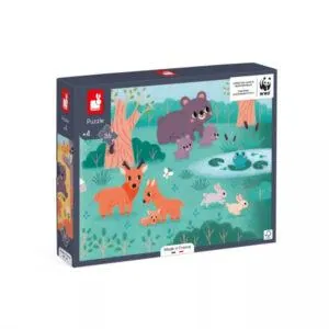 PARTENARIAT WWF - PUZZLE JANOD PANORAMIQUE 4 SAISONS - 36 PIECES