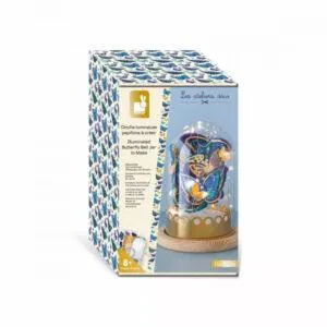 COFFRET CLOCHE LUMINEUSE PAPILLONS A CREER - JANOD