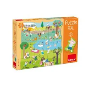 PUZZLE GOULA XXL : UNE JOURNEE A LA CAMPAGNE - 16 PIECES