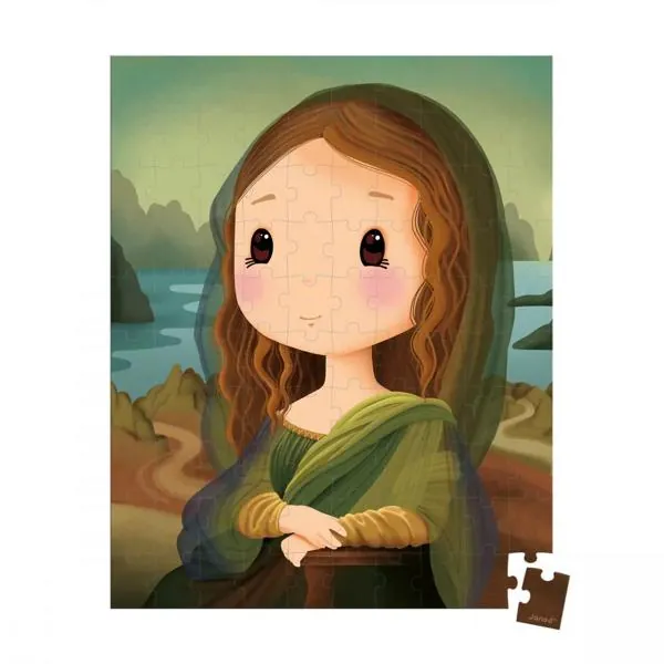 PUZZLE JANOD INSPIRE DE LEONARD DE VINCI - 100 PIECES – Image 2