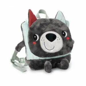 SAC A DOS DOUX LOUIS LE LOUP - LILLIPUTIENS