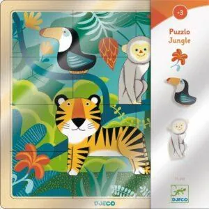 PUZZLE DJECO : JUNGLE - 15 PIECES