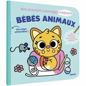 MES PREMIERS COLORIAGES MAGIQUES - BEBES ANIMAUX - AUZOU