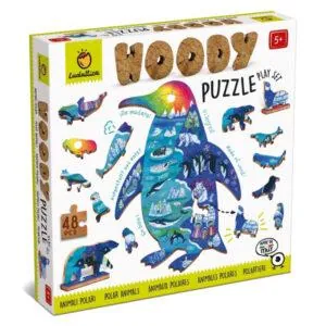 PUZZLE BOIS LUDATTICA : ANIMAUX POLAIRES - 48 PIECES