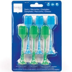 SET FLECHETTES MAGNETIQUES - BLEU VERT - SCRATCH