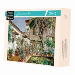 PUZZLE BOIS WILSON - M.G. RODRIGUEZ : COUR A SEVILLE - 250 PIECES