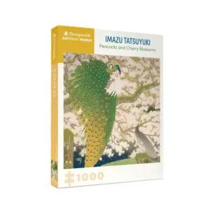 PUZZLE POMEGRANATE - I.TATSUYUKI : PEACOXKS AND CHERRY BLOSSOMS - 1000 PIECES