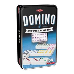 Domino double 9 boîte métal
