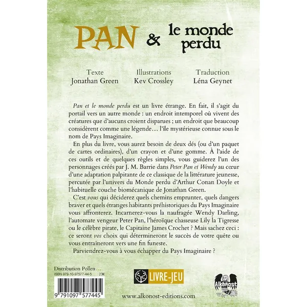 PAN ET LE MONDE PERDU