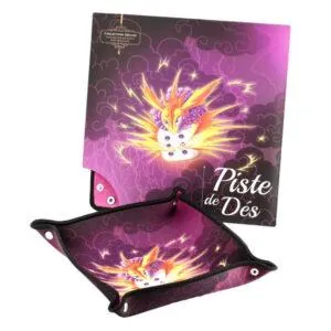PISTE DE DÉS NEOPRENE - ADELAÏDE - FOUDRE (21x21)