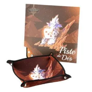PISTE DE DÉS NEOPRENE - ADELAÏDE - TERRE (21x21)