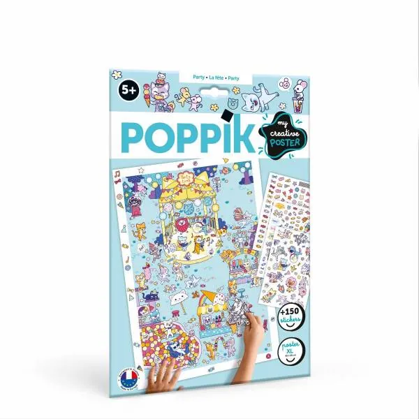 POSTER CREATIF - LA FETE 5+ - POPPIK