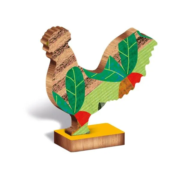 PUZZLE BOIS LUDATTICA : ANIMAUX FERME - 48 PIECES – Image 6
