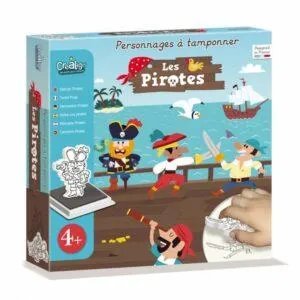 COFFRET TAMPONS - LES PIRATES - CREALIGN
