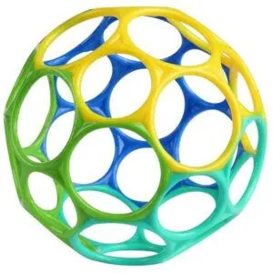 BALLE HOCHET - BLEU VERT JAUNE - OBALL