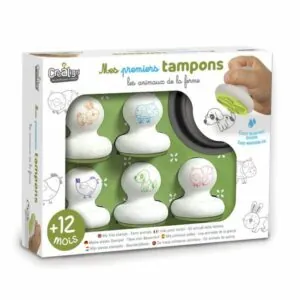 COFFRET MES PREMIERS TAMPONS - ANIMAUX DE LA FERME - CREALIGN