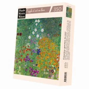 PUZZLE BOIS WILSON - G. KLIMT : JARDIN DE CAMPAGNE - 350 PIECES
