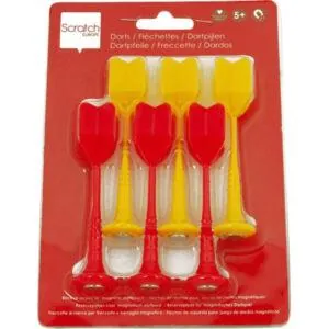 SET FLECHETTES MAGNETIQUES - JAUNE ET ROUGE - SCRATCH