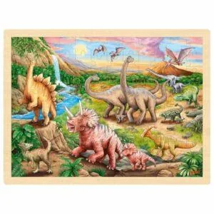 PUZZLE GOKI : LA VALLEE DES DINOSAURES - 96 PIECES