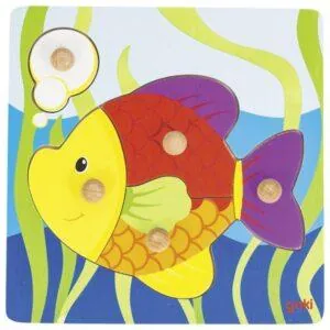 PUZZLE GOKI ENCASTREMENT : POISSON - 5 PIECES