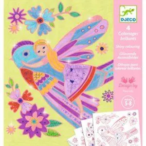 POCHETTE COLORIAGES BRILLANTS - PETITES AILES - DJECO