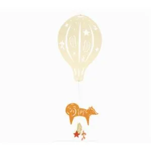 MOBILE METAL MONTGOLFIERE RENARD IVOIRE - L'OISEAU BATEAU