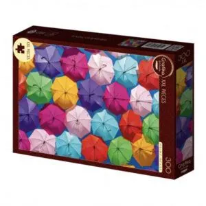 PUZZLE GRAFIKA : PARAPLUIES COLORES - 300 PIECES XXL