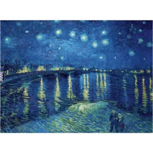 PUZZLE BLUEBIRD - V.V GOGH : NUIT ETOILEE SUR LE RHONE - 3000 PIECES