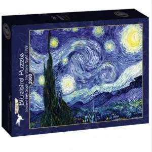 PUZZLE BLUEBIRD - V.V GOGH : NUIT ETOILEE - 2000 PIECES