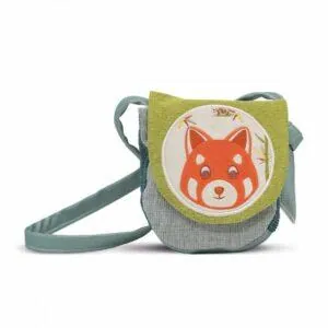 SAC BESACE PANDA ROUX - L'OISEAU BATEAU