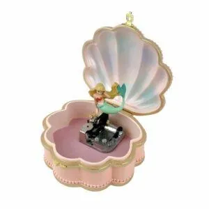 BOITE A BIJOUX COLLECTOR - SIRENE DANS COQUILLAGE - TROUSSELIER