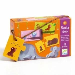 PUZZLE DJECO DUO : MAMAN BEBE - 2 PIECES