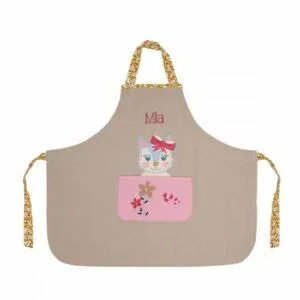 TABLIER COPAINS D'ABORD - MADAME CHAT - L'OISEAU BATEAU