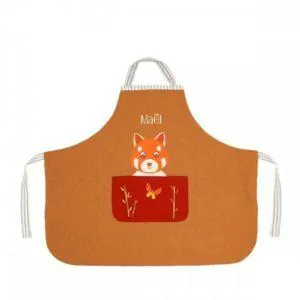 TABLIER PANDA ROUX - L'OISEAU BATEAU