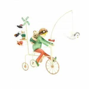 MOBILE TRIPLETTE CHOUETTE ET KOALA SABLE - L'OISEAU BATEAU