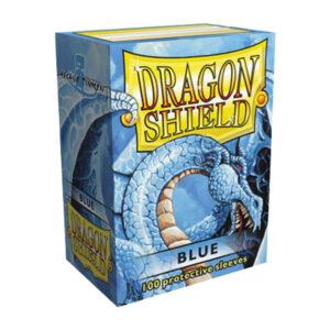 100 SLEEVES DRAGON SHIELD - BLUE