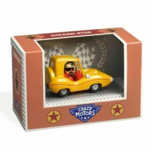 VOITURE CRAZY MOTORS - GOLDEN STAR - DJECO