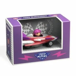 VOITURE CRAZY MOTORS - MISS BURGUNDY - DJECO