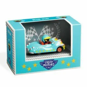 VOITURE CRAZY MOTORS - BLUE GUN - DJECO