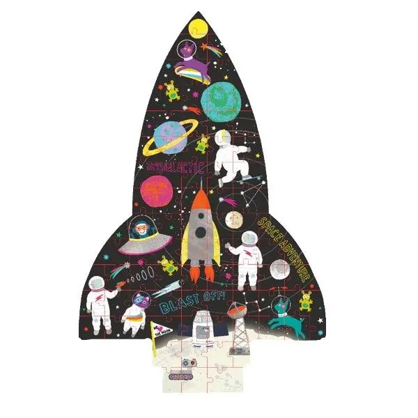 PUZZLE FLOSS AND ROCK : ESPACE - 80 PIECES – Image 2