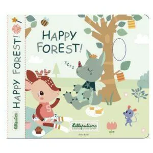 LIVRE TACTILE ET SONORE HAPPY FOREST - LILLIPUTIENS