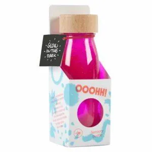 BOUTEILLE SENSORIELLE FLOAT - ROSE FLUO - PETIT BOUM