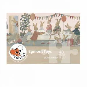PUZZLE GEANT EGMONT TOYS : FAMILLE LAPIN - 40 PIECES