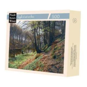 PUZZLE BOIS WILSON - P.M MONSTED : PAYSAGE A SOBY - 500 PIECES